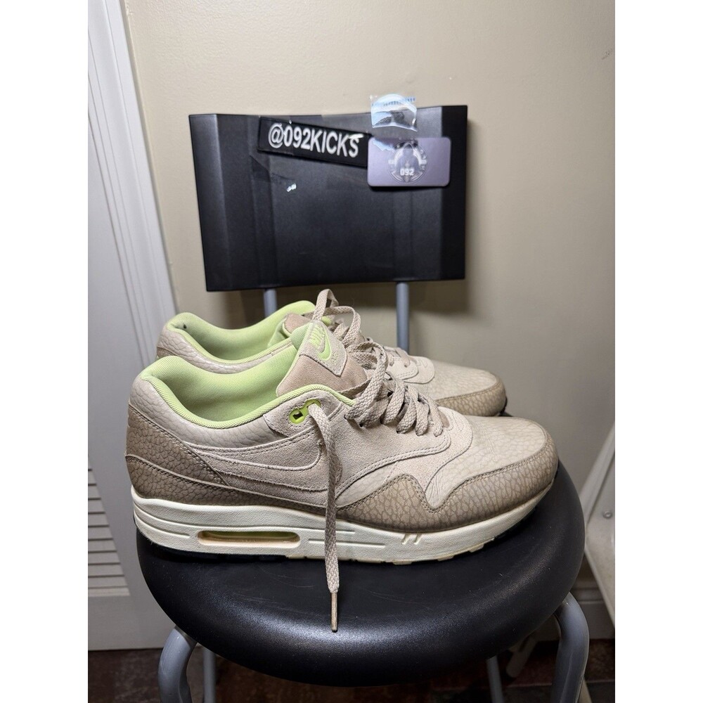 Nike Air Max 1 PRM String Desert Camo Ghost Green 512033-203 Men’s Size 12 2016